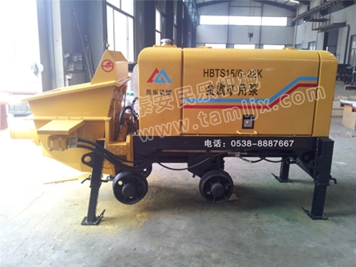 矿用湿喷台车，矿用混凝土泵，矿用搅拌机发货